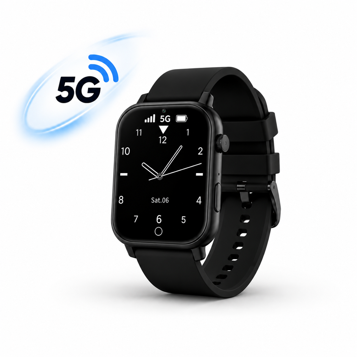 WatchSafer Care Zwart met 5G en SOS Knop en Valdetectie