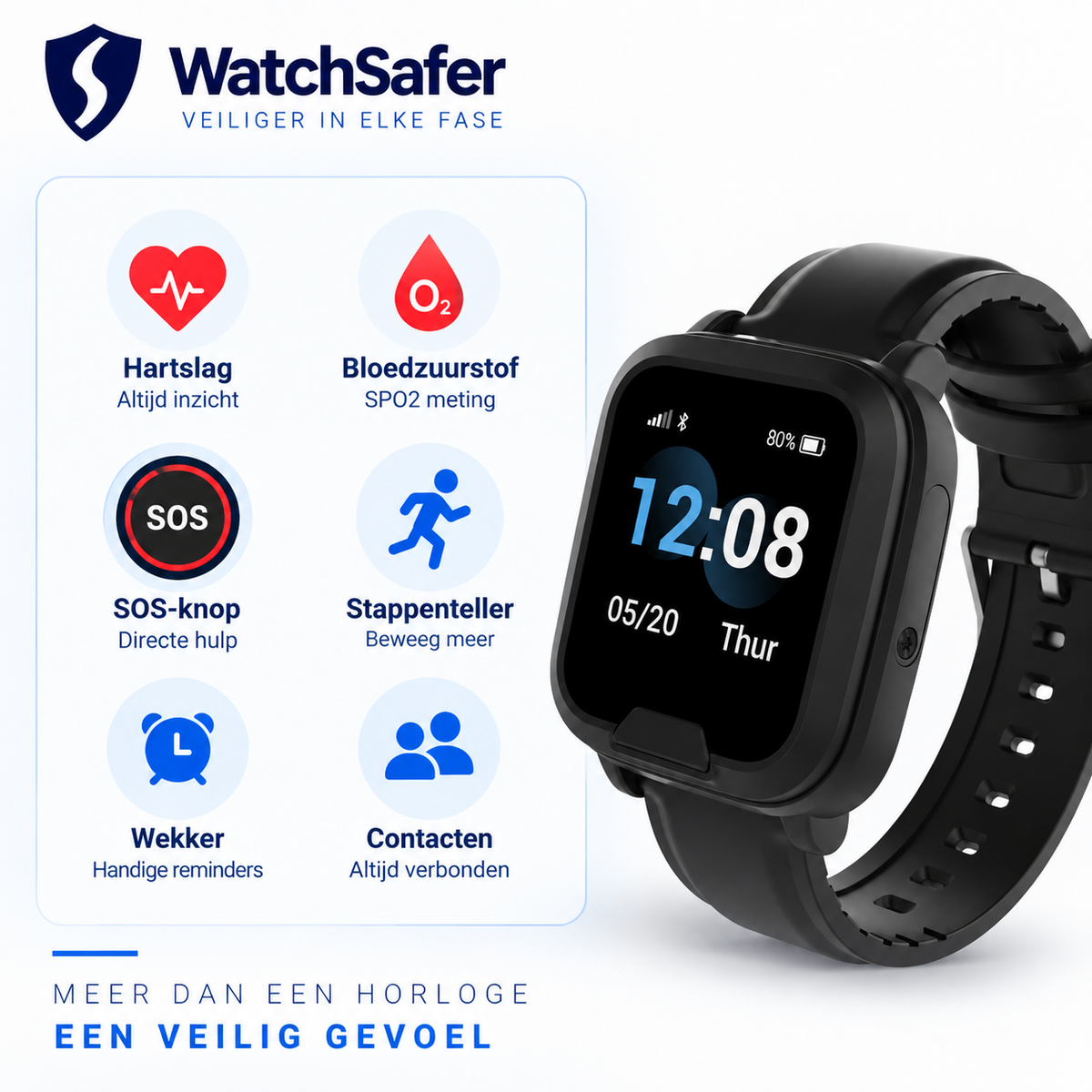 WatchSafer Pro Alarm Horloge