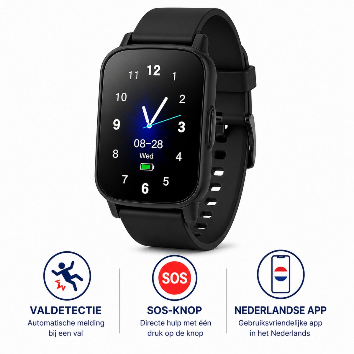 WatchSafer Active Alarm Horloge
