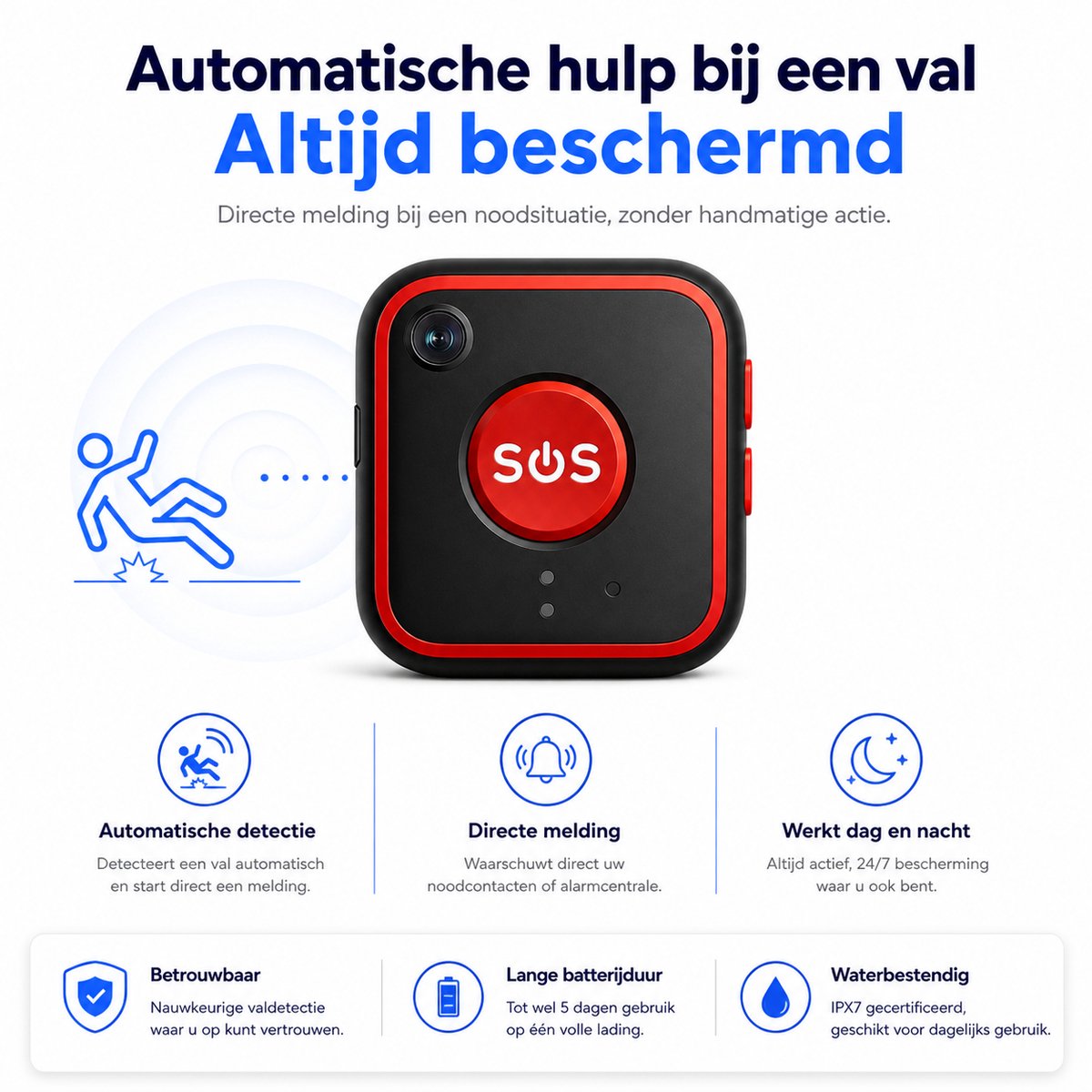 WatchSafer Guardian SOS-knop