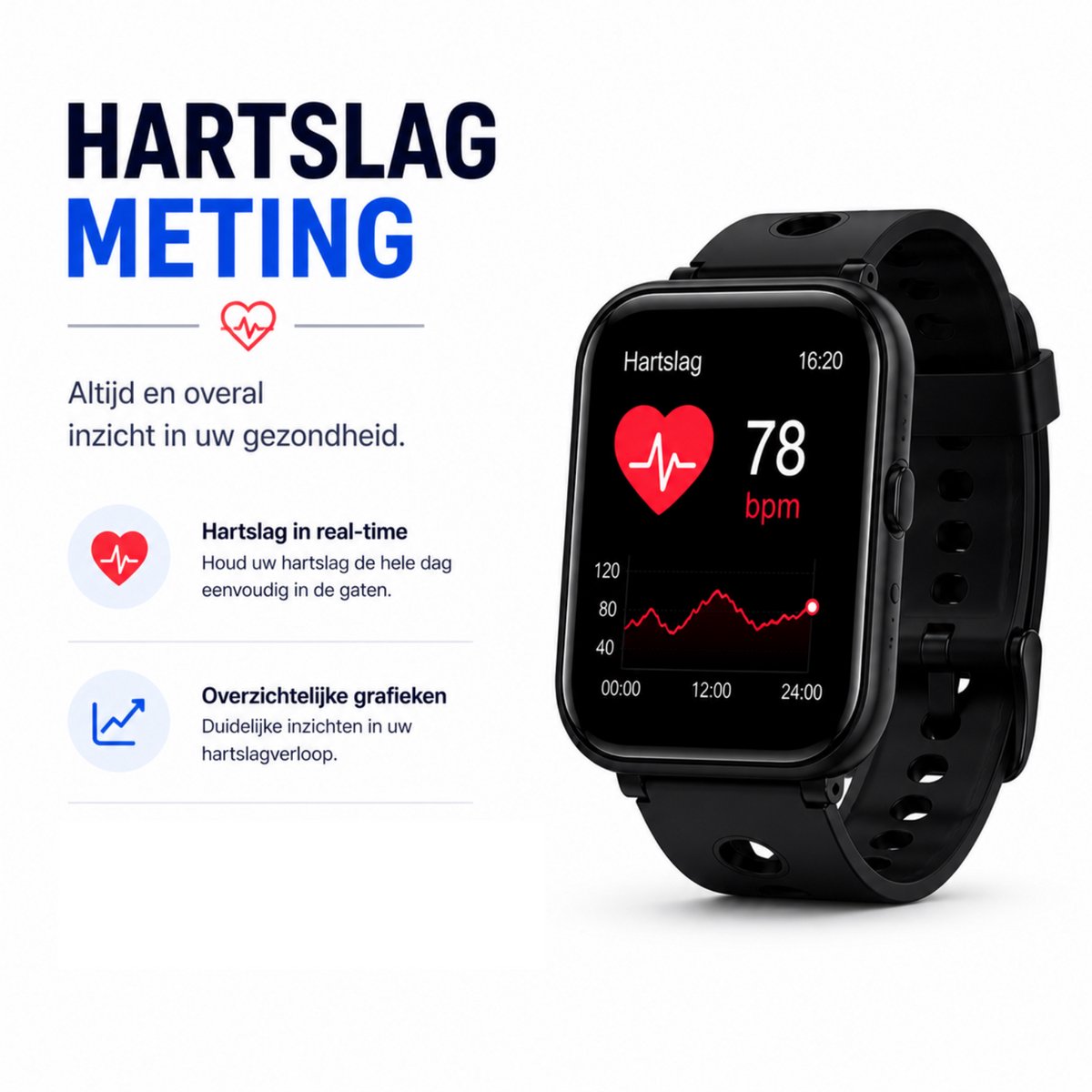 Wiesba WB57S - Montre GPS Senior - Montre Connectée pour Personnes Âgées - Alarmes Personnelles - Montre Alarme Personnes Âgées - Montre GPS Alzheimer - Détection de Chute