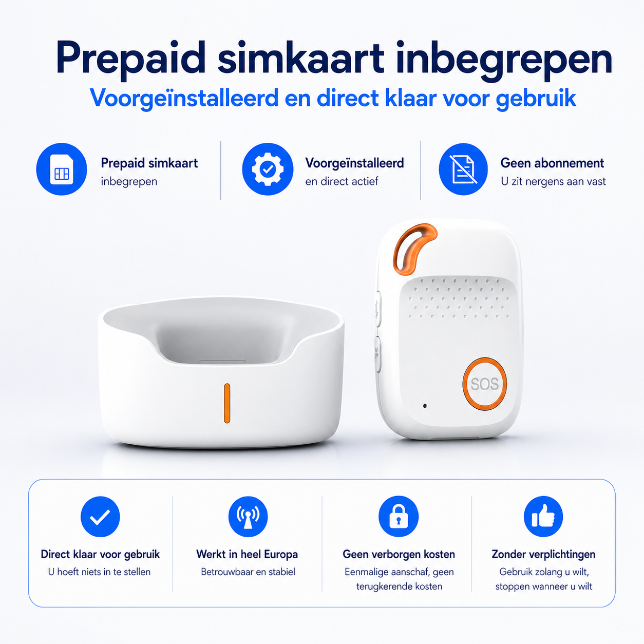 WatchSafer Connect SOS-knop