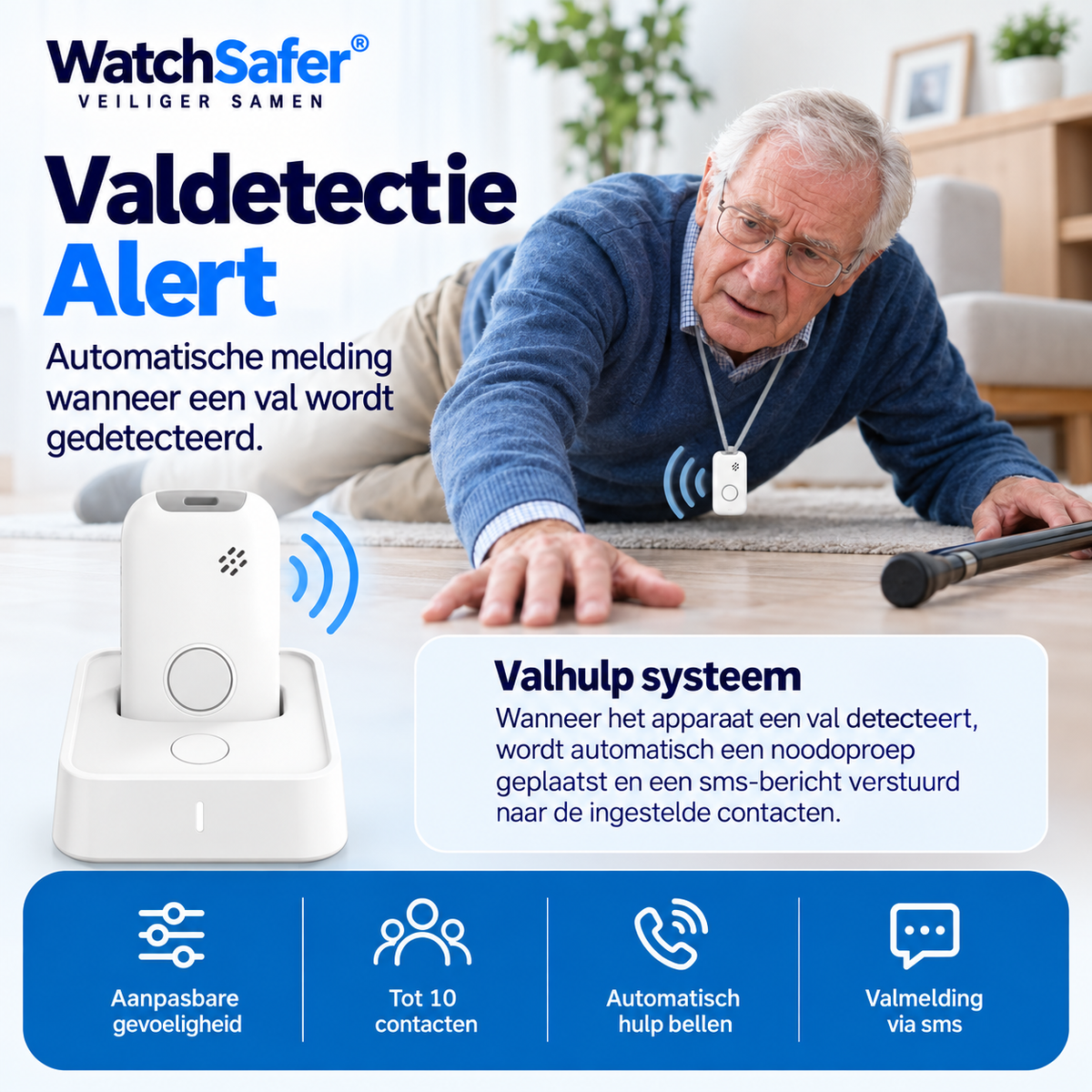 WatchSafer Prime SOS-knop