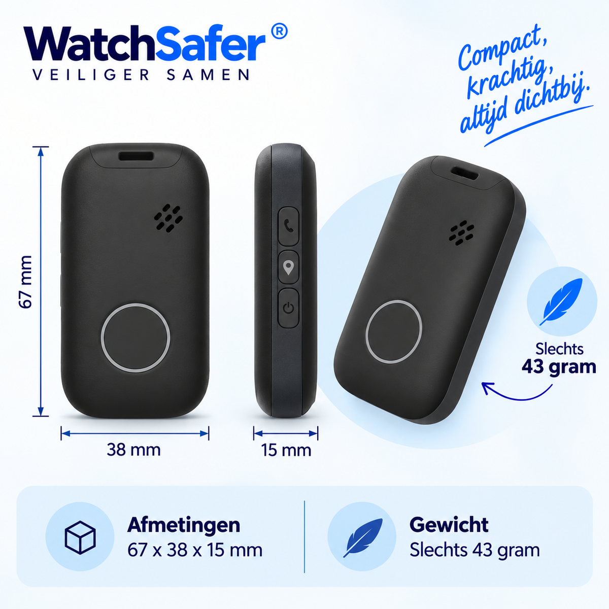WatchSafer Prime SOS-knop