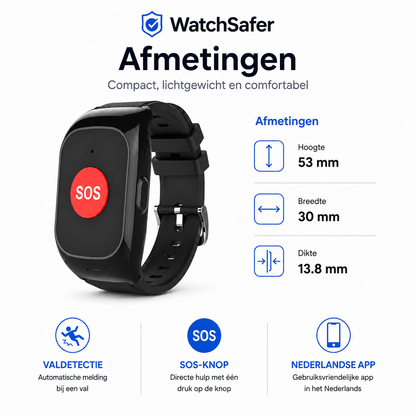 WatchSafer Nova SOS-Knop