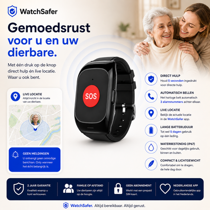 WatchSafer Nova SOS-Knop