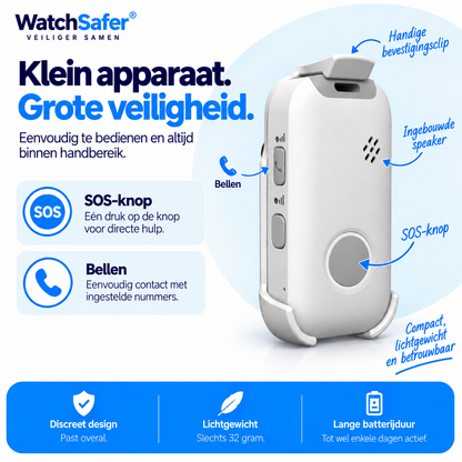 WatchSafer Prime SOS-knop
