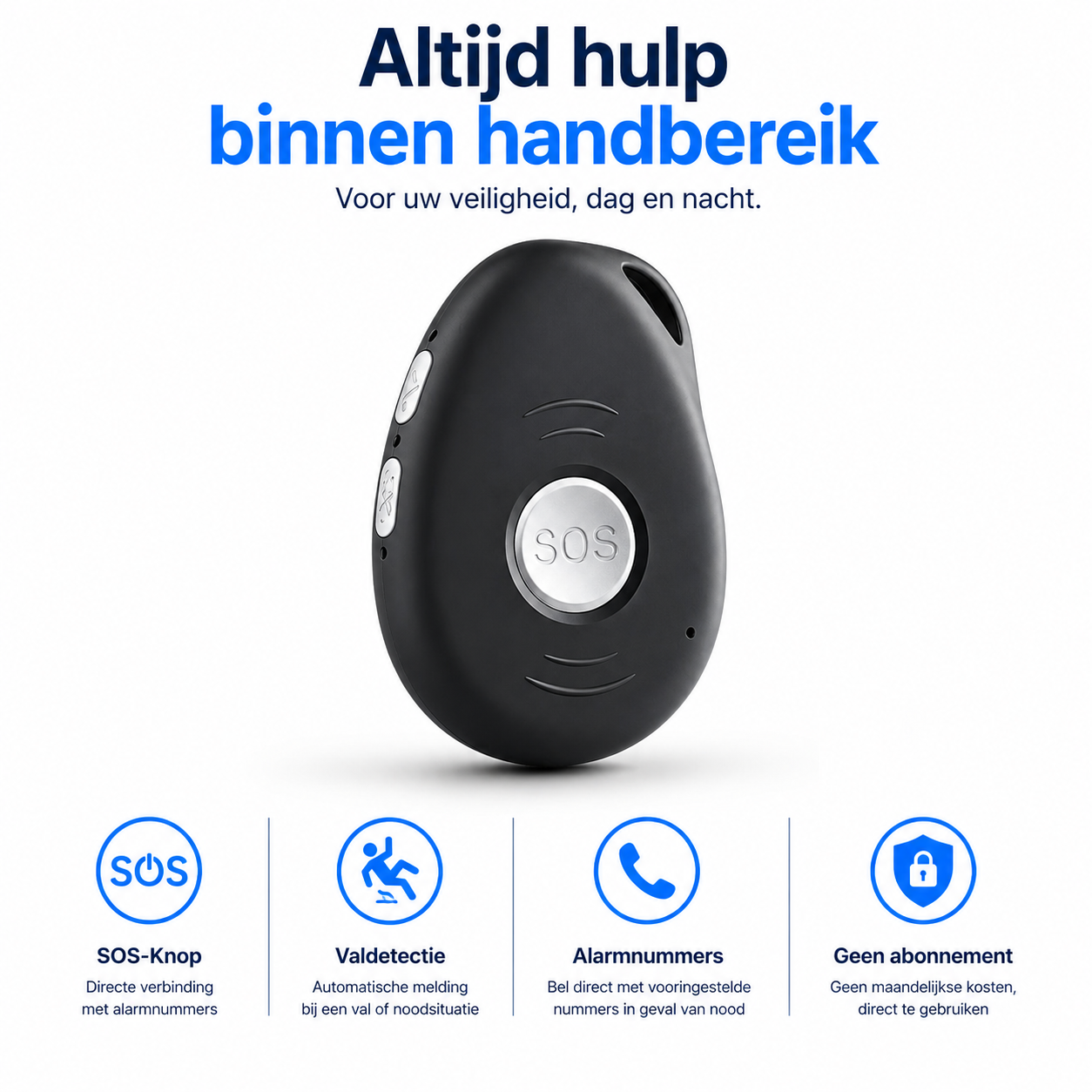 WatchSafer Alert 4G SOS-knop